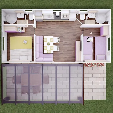 Tatil parkı Park Umag Mobile Homes